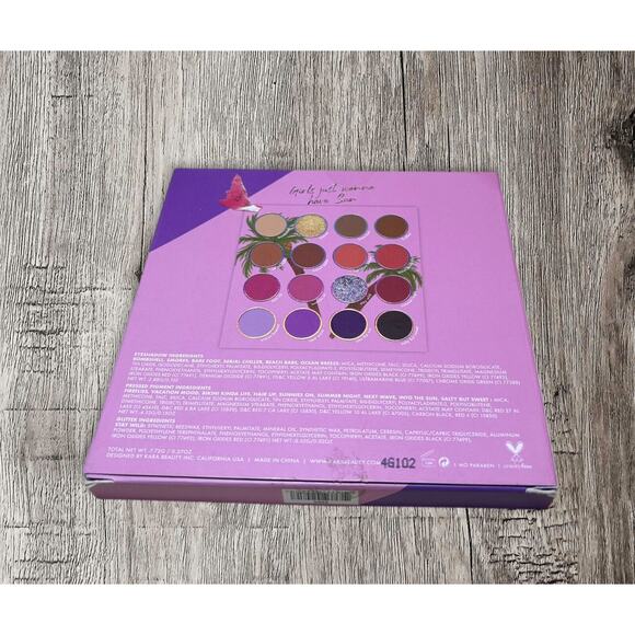 Kara Duo Beauty Girls Just Wanna Have Sun Eyeshadow Palette w/ shimmer‎ & matte - Picture 2 of 2
